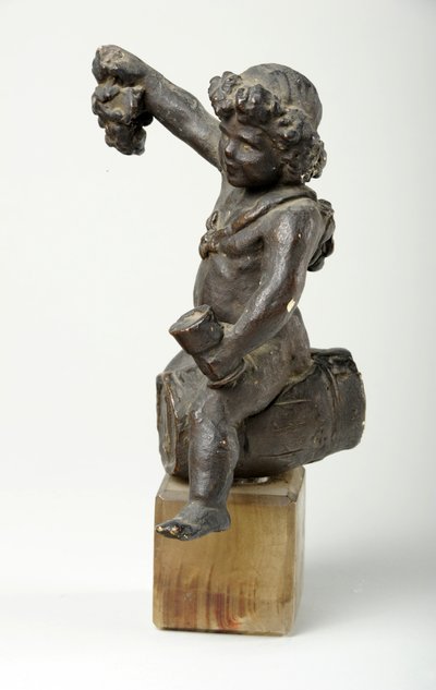 Cherub on a Wine Cask by William Hamo Thornycroft