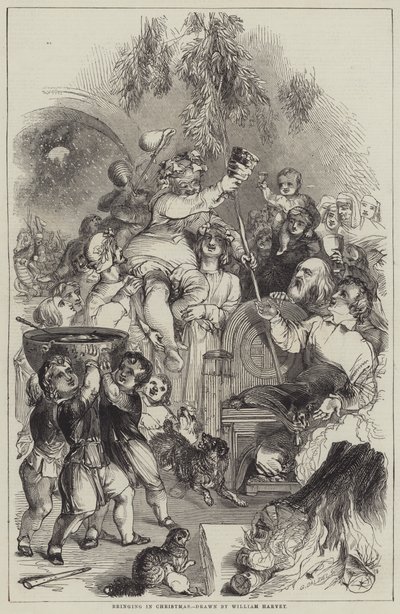 Bringing in Christmas by William Harvey