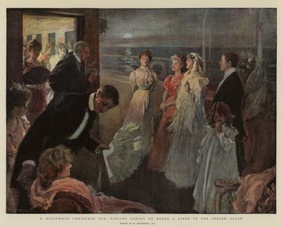 A Midsummer Christmas Eve, singing Carols on Board a Liner in the Indian Ocean by William Hatherell