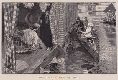 Caught Flirting, a Tale of the Thames by William Hatherell