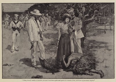 Illustration for A Triumph of Civilisation, by Grant Allen by William Hatherell