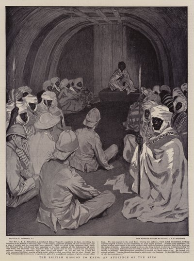 The British Mission to Kano, An Audience of the King by William Hatherell