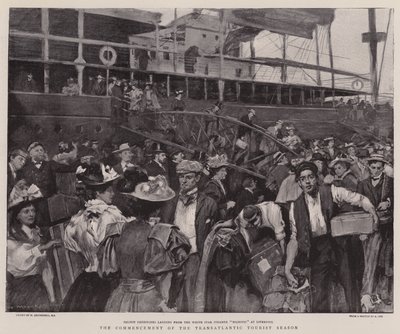 The Commencement of the Transatlantic Tourist Season by William Hatherell