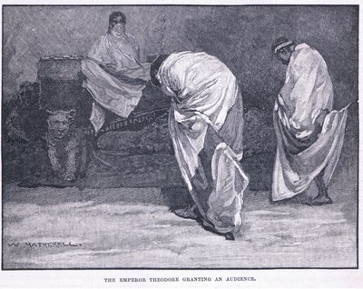 The Emperor Theodore Granting an Audience by William Hatherell