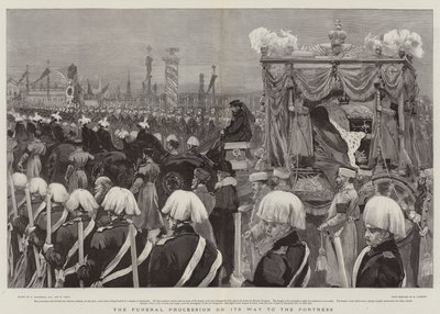 The Funeral Procession on its Way to the Fortress by William Hatherell
