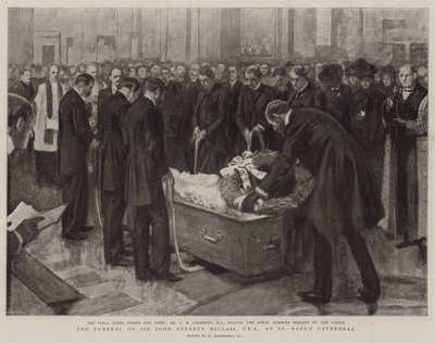 The Funeral of Sir John Everett Millais at St Paul