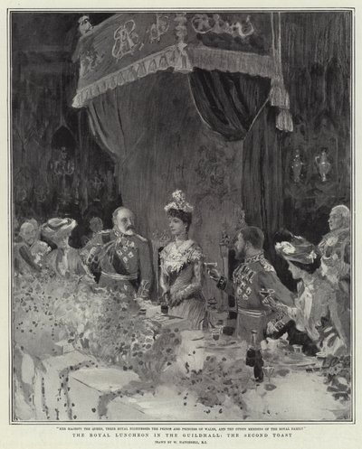 The Royal Luncheon in the Guildhall, the Second Toast by William Hatherell