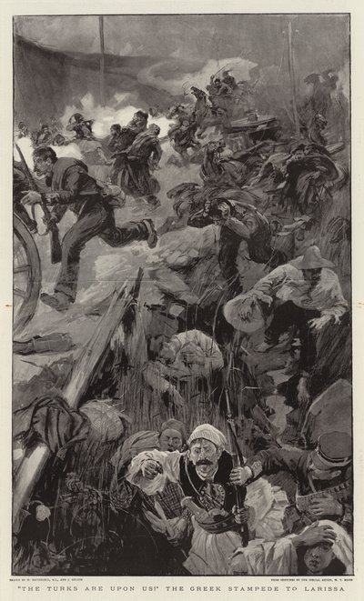 The Turks are Upon Us! The Greek Stampede to Larissa by William Hatherell