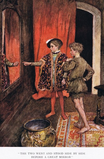 The two went and stood side by side before a great mirror by William Hatherell