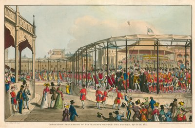 Coronation Procession of His Majesty George IV by William Heath