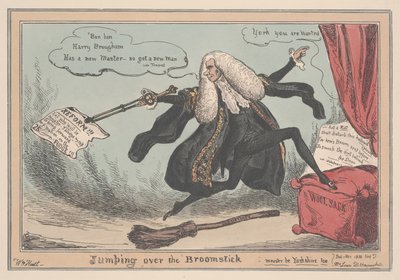 Jumping over the Broomstick by William Heath