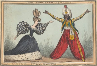 Opera Reminiscences: Desdemona and Otello by William Heath