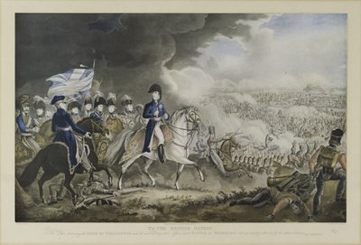 To The British Nation, The Duke of Wellington and the Most Distinguished Officers at the Battle of Waterloo by William Heath