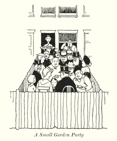 A Small Garden Party by William Heath Robinson