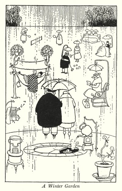 A Winter Garden by William Heath Robinson