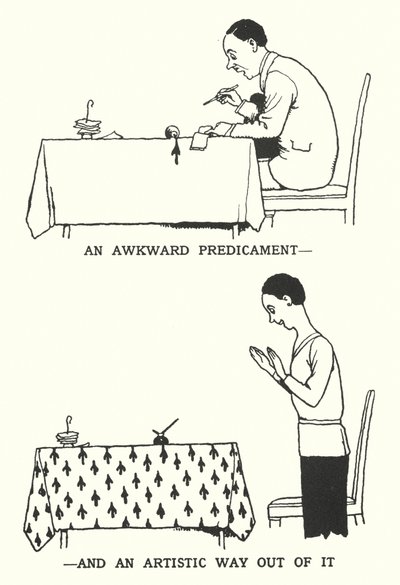 An Awkward Predicament, and an Artistic Way Out of It by William Heath Robinson