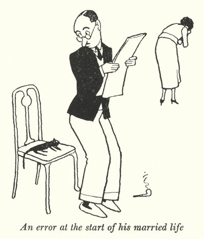 An Error at the Start of His Married Life by William Heath Robinson
