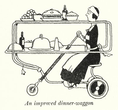 An Improved Dinner-Waggon by William Heath Robinson
