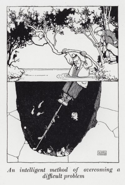 An Intelligent Method of Overcoming a Difficult Problem by William Heath Robinson