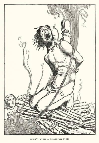 Burned with a Lingering Fire by William Heath Robinson