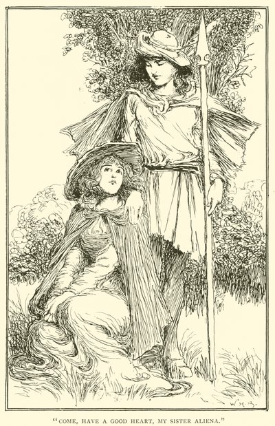Come, have a good heart, my sister Aliena by William Heath Robinson