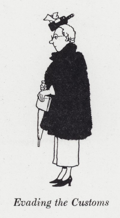 Evading the Customs by William Heath Robinson