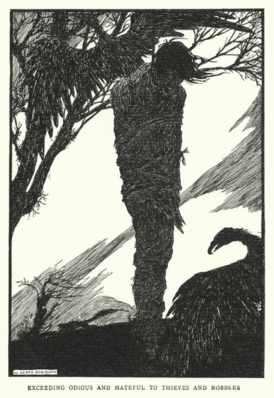 Exceedingly Odious and Hateful to Thieves and Robbers by William Heath Robinson