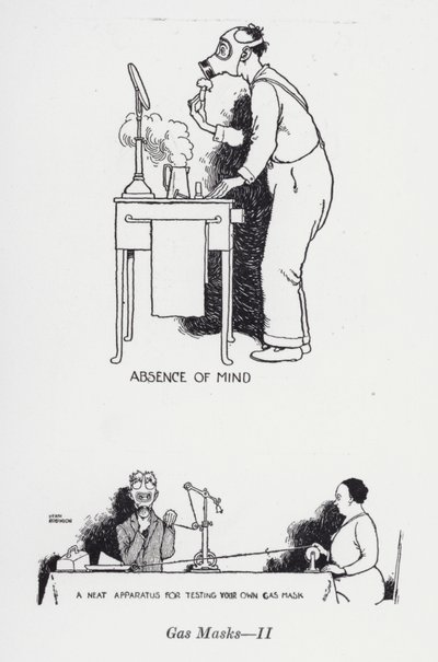 Gas Masks - II by William Heath Robinson
