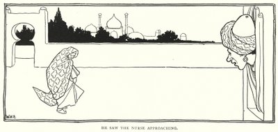 He saw the nurse approaching by William Heath Robinson