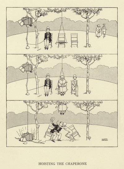 Hoisting the Chaperone by William Heath Robinson