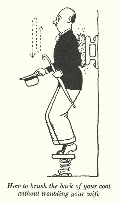 How to Brush the Back of Your Coat Without Troubling Your Wife by William Heath Robinson