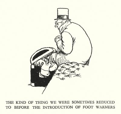 Illustration for Railway Ribaldry by W Heath Robinson by William Heath Robinson