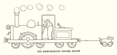 Illustration for Railway Ribaldry by W Heath Robinson by William Heath Robinson