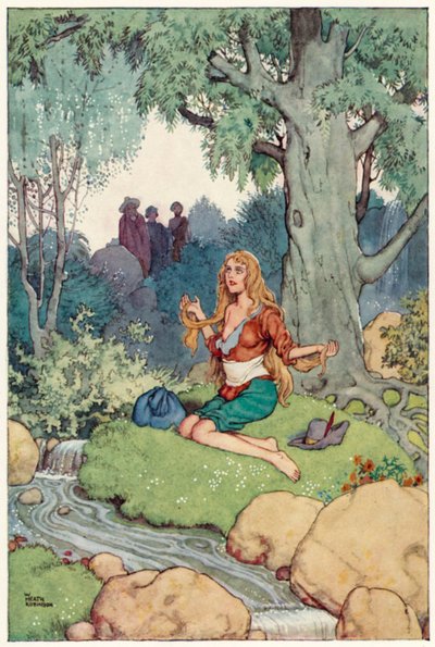Illustration for The Adventures of Don Quixote by William Heath Robinson