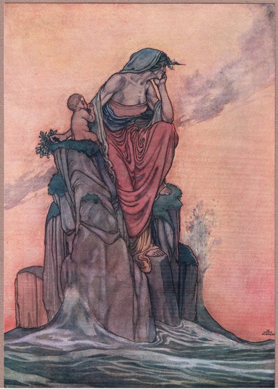 My arm is nothing weak, my strength is not gone by by William Heath Robinson