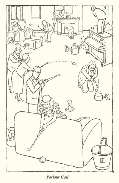 Parlour Golf by William Heath Robinson