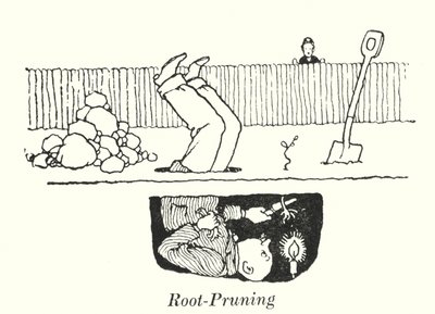 Root-Pruning (lithograph) by William Heath Robinson