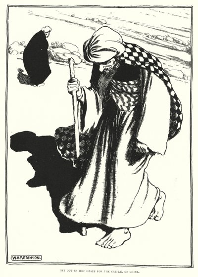 Set Out in Hot Haste for the Capital of China by William Heath Robinson