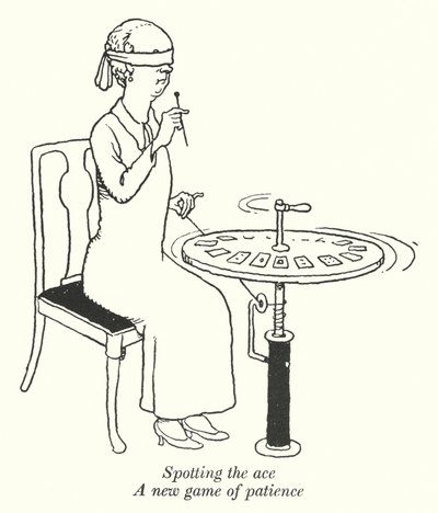 Spotting the Ace, A New Game of Patience by William Heath Robinson