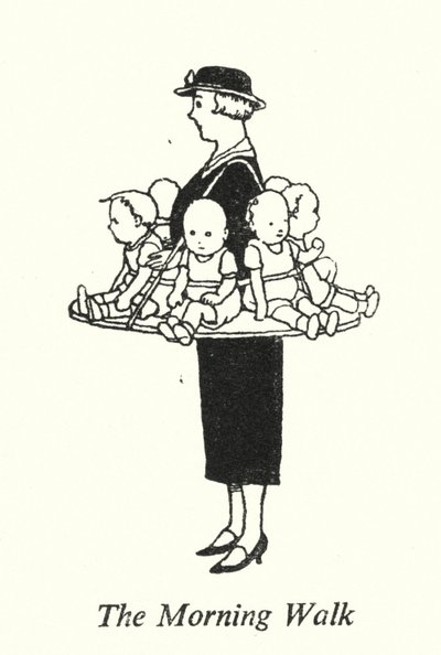 The Morning Walk by William Heath Robinson