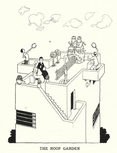 The Roof Garden by William Heath Robinson
