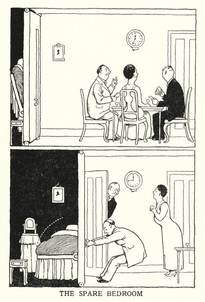 The Spare Bedroom by William Heath Robinson