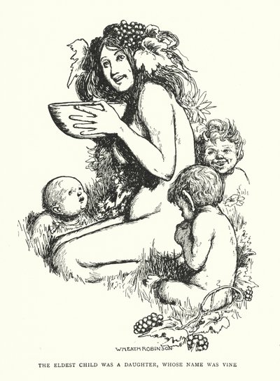 The eldest child was a daughter, whose name was Vine by William Heath Robinson