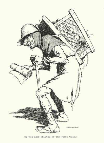 To the best beloved of the fair women by William Heath Robinson