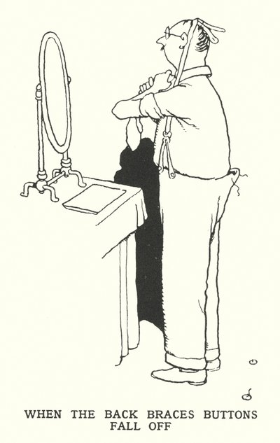 When the Back Braces Buttons Fall Off by William Heath Robinson