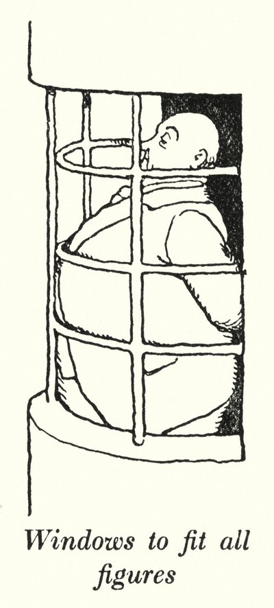 Windows to Fit All Figures by William Heath Robinson