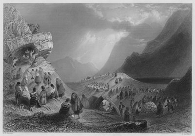 A Pattern in Connemara by William Henry (after) Bartlett