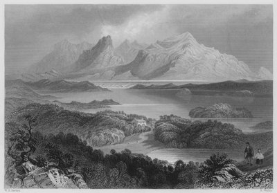 Garromin, Connemara by William Henry (after) Bartlett