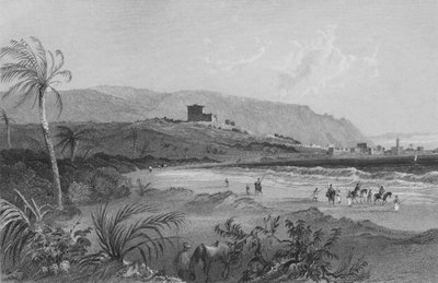 Approach to Caipha, Bay of Acre, Coast of Palestine by William Henry Bartlett