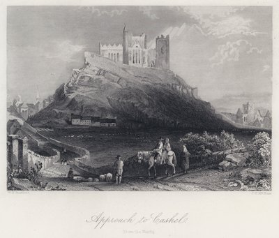 Approach to Cashel, from the North by William Henry Bartlett